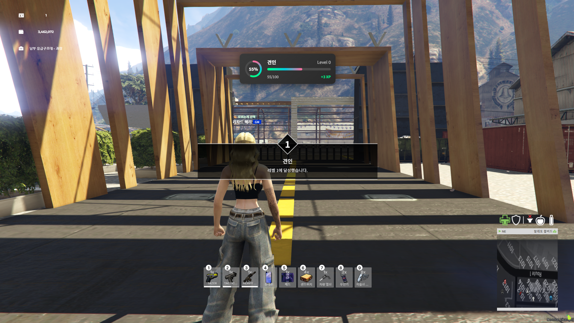 스킬 레벨업 알림